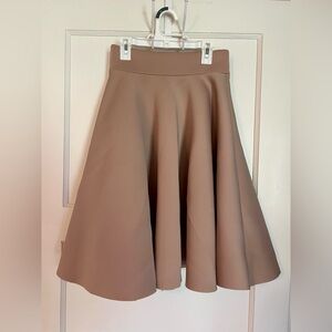 The Vintage Shop Classic Brown A-Line Skirt